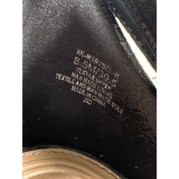 Kelly & Katie CAITAL Block Heels Women’s Black Rhinestone Sparkle Heels Sz 8.5 - Picture 5 of 7